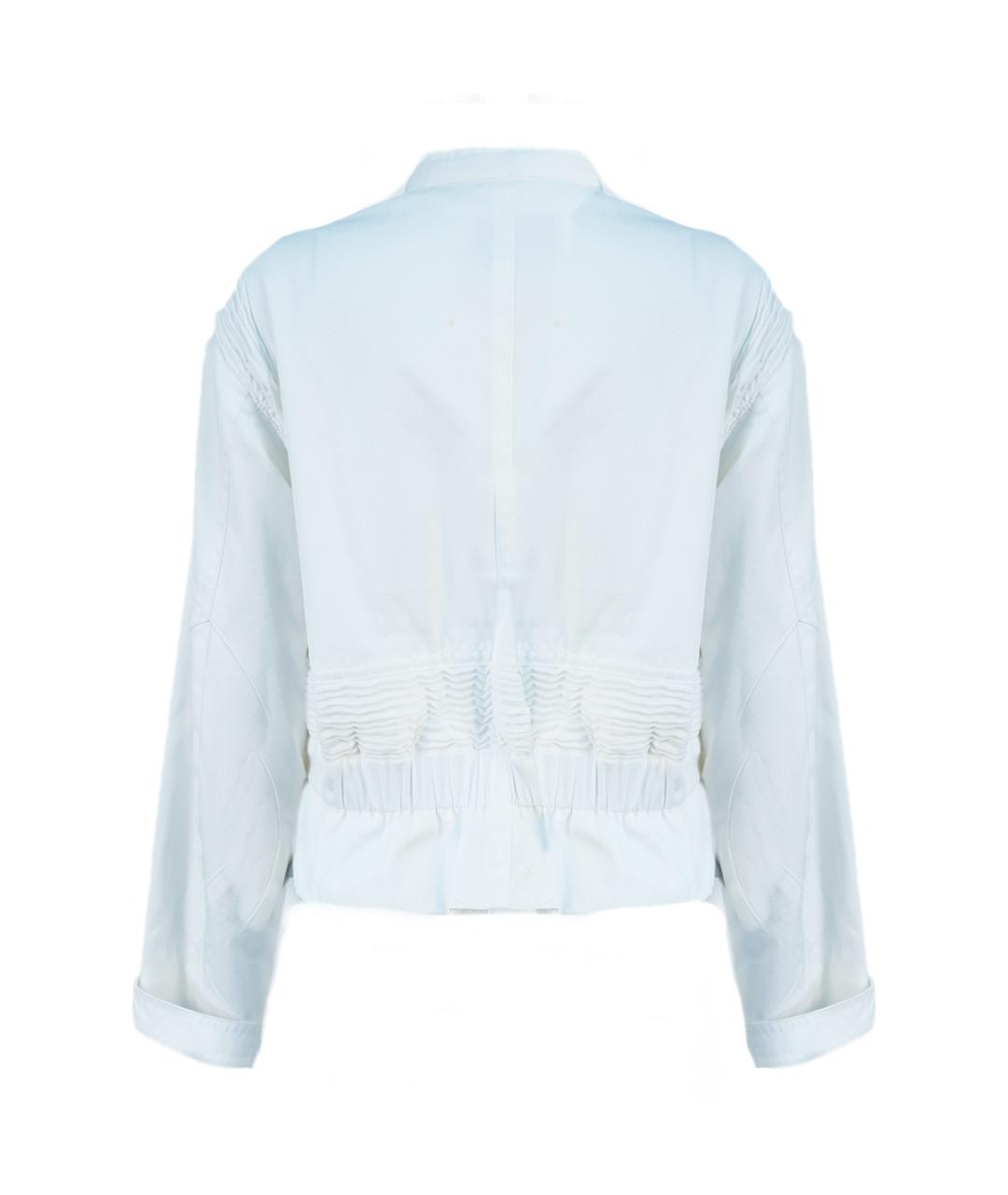 SAINT LAURENT Белая хлопковая куртка, фото 2