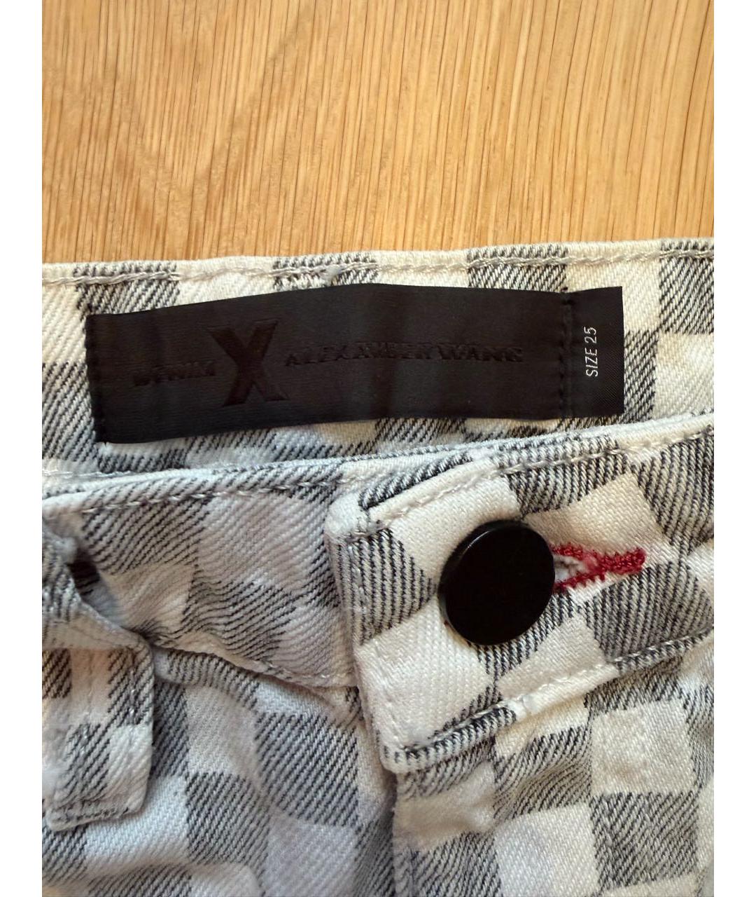 ALEXANDER WANG Белые хлопковые шорты, фото 3