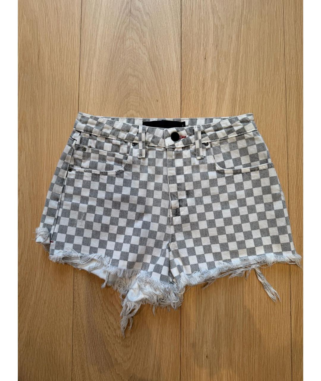 ALEXANDER WANG Белые хлопковые шорты, фото 4