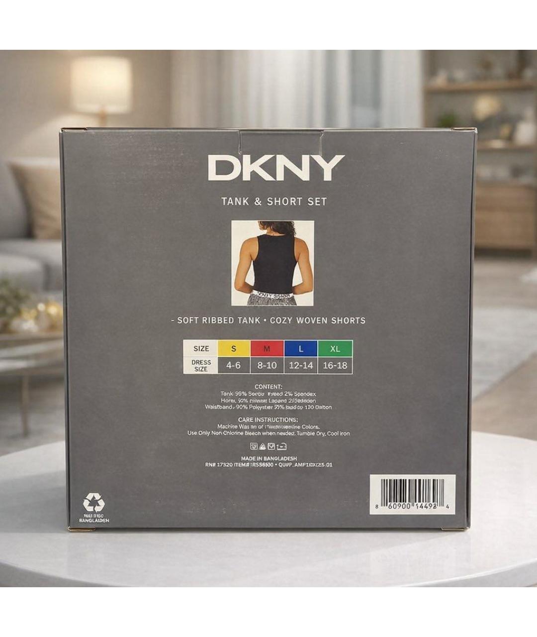 DKNY Черная пижамы и сорочки, фото 3