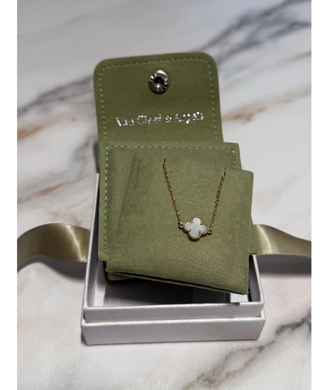 VAN CLEEF & ARPELS Белый браслет из желтого золота, фото 5