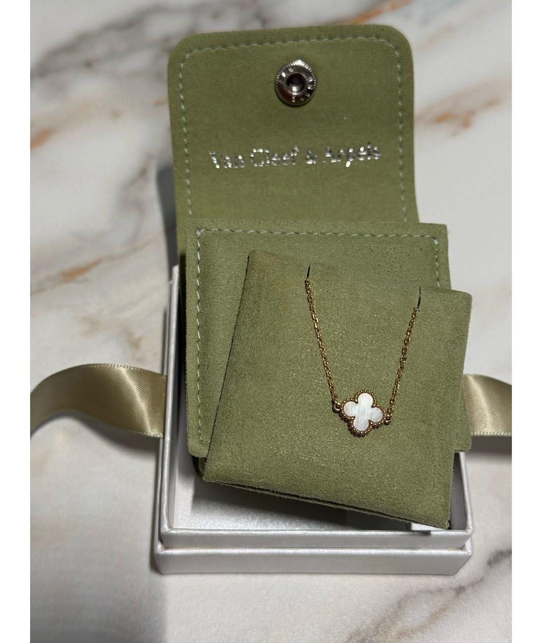 VAN CLEEF & ARPELS Белый браслет из желтого золота, фото 2