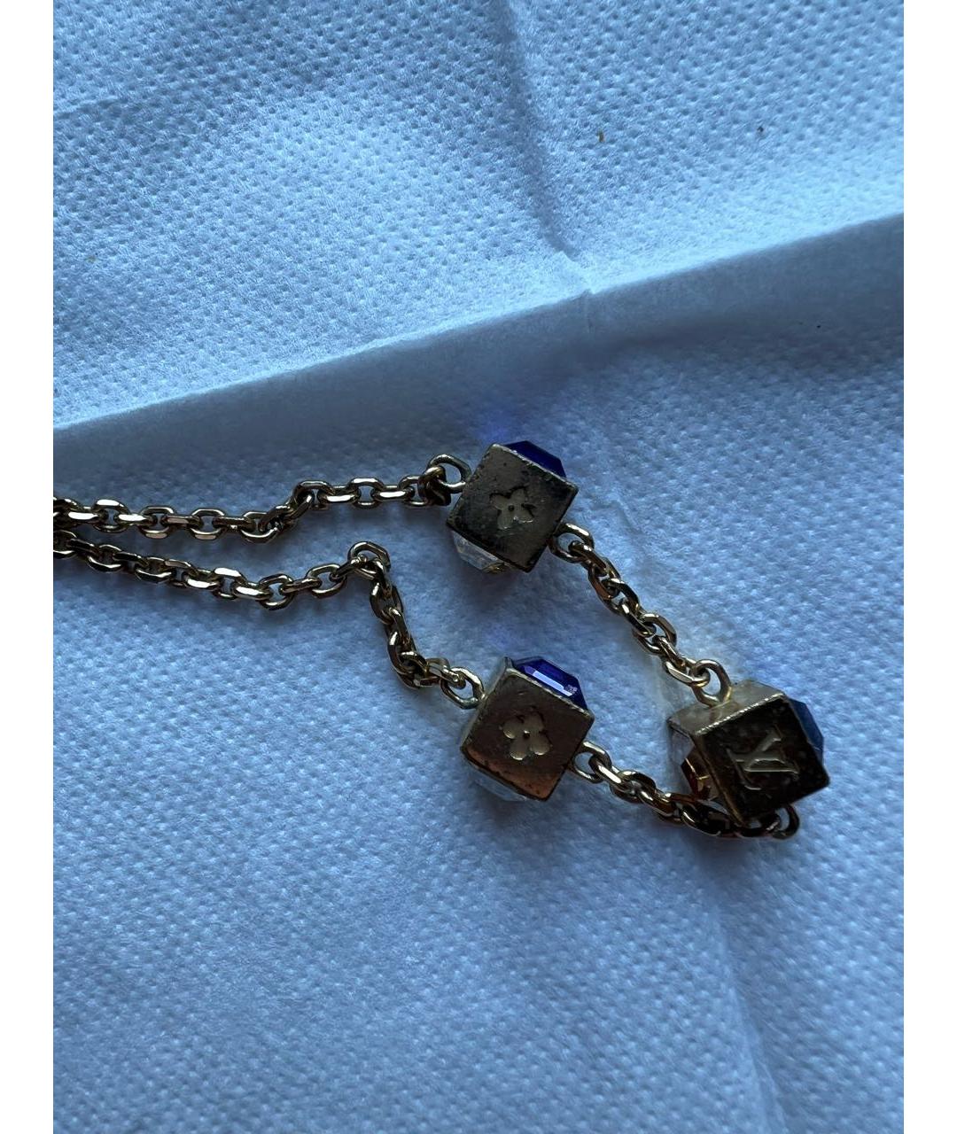 LOUIS VUITTON Золотой металлический браслет, фото 2