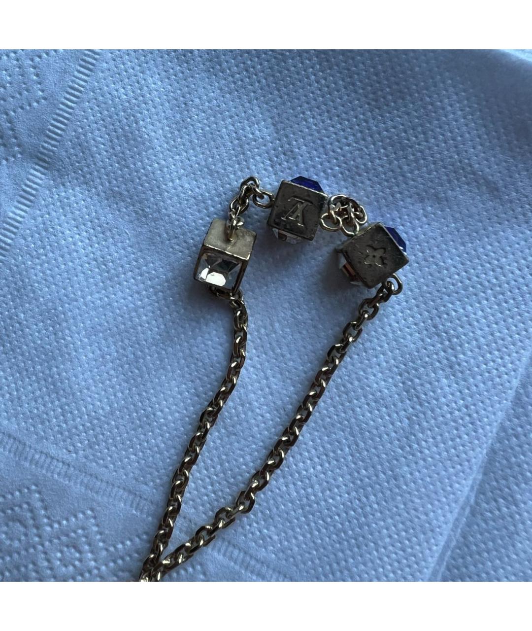 LOUIS VUITTON Золотой металлический браслет, фото 3