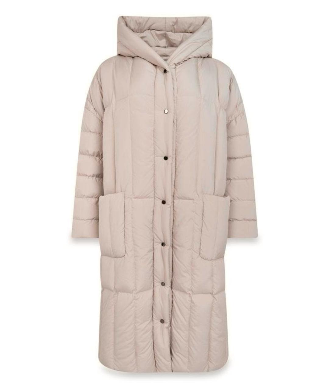 ANTONELLI FIRENZE Бежевый полиэстеровый пуховик, фото 1