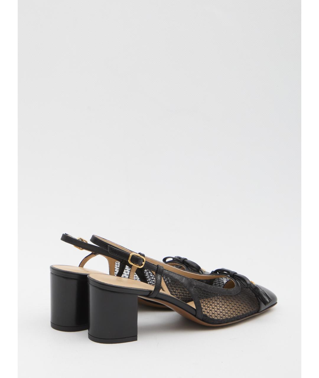 VALENTINO Черные кожаные туфли, фото 3