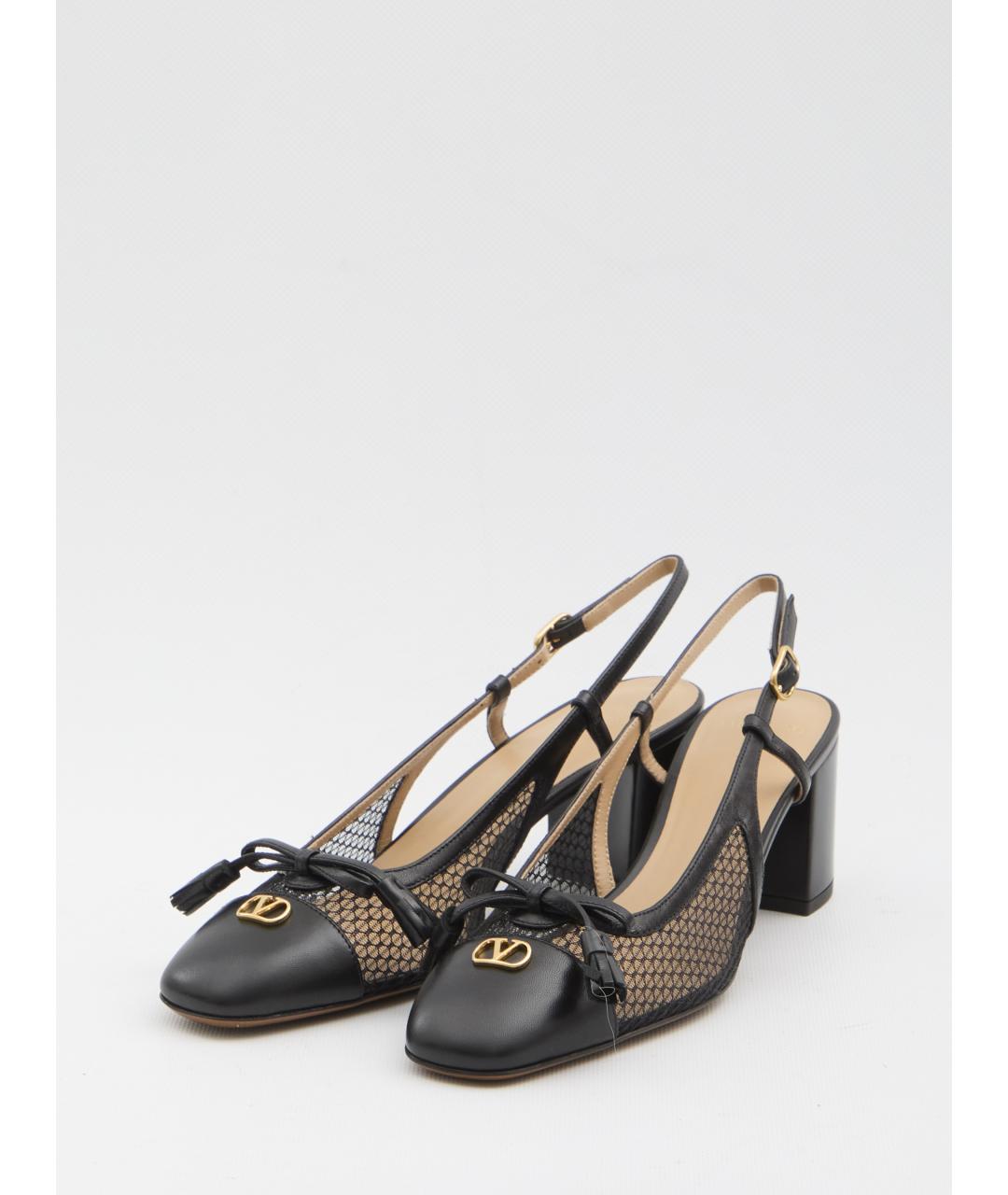VALENTINO Черные кожаные туфли, фото 2