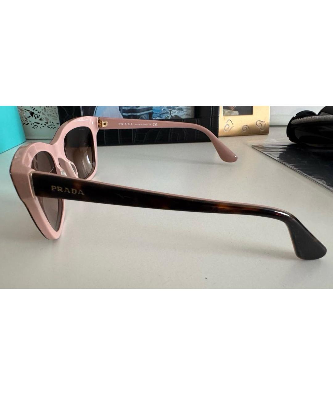 PRADA Мульти пластиковые солнцезащитные очки, фото 3