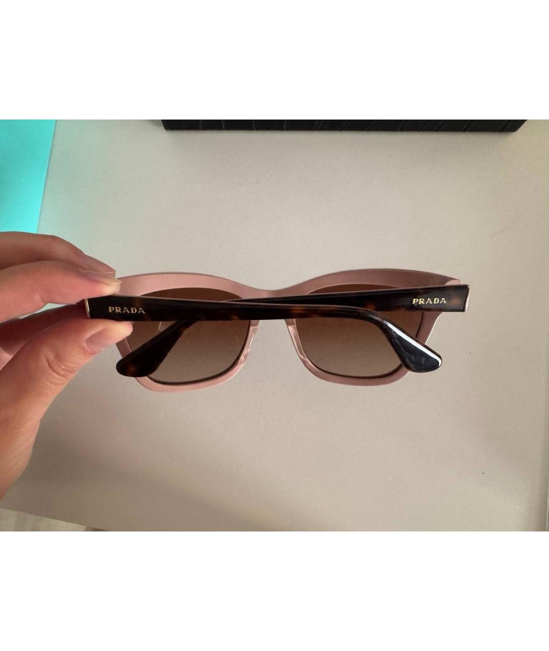 PRADA Мульти пластиковые солнцезащитные очки, фото 7