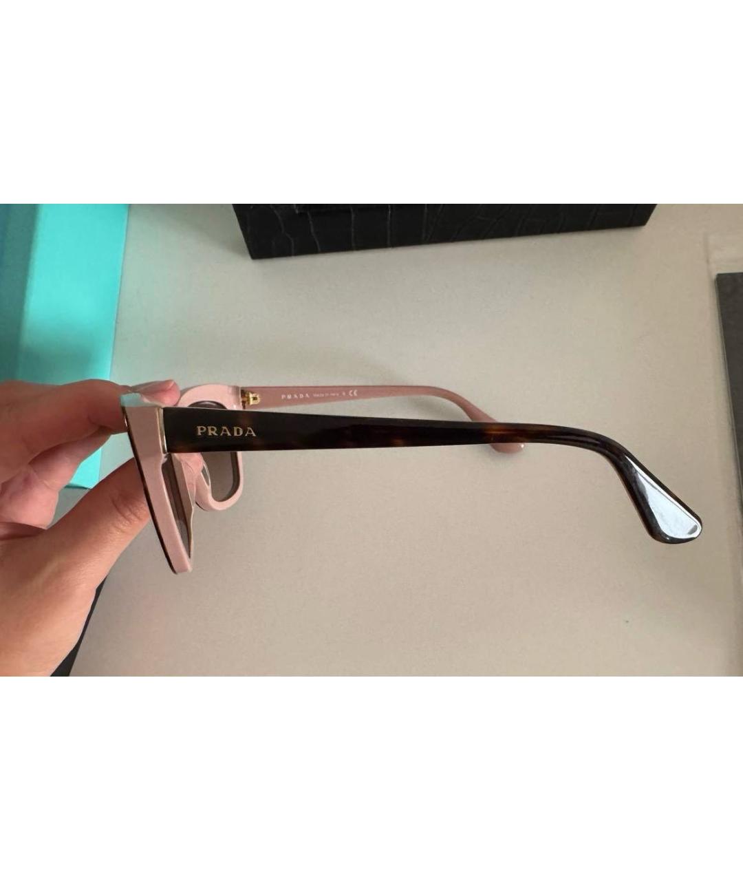 PRADA Мульти пластиковые солнцезащитные очки, фото 2