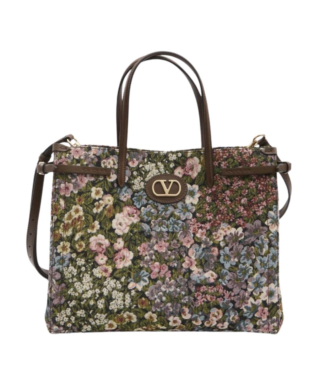 VALENTINO Мульти тканевая сумка тоут, фото 1