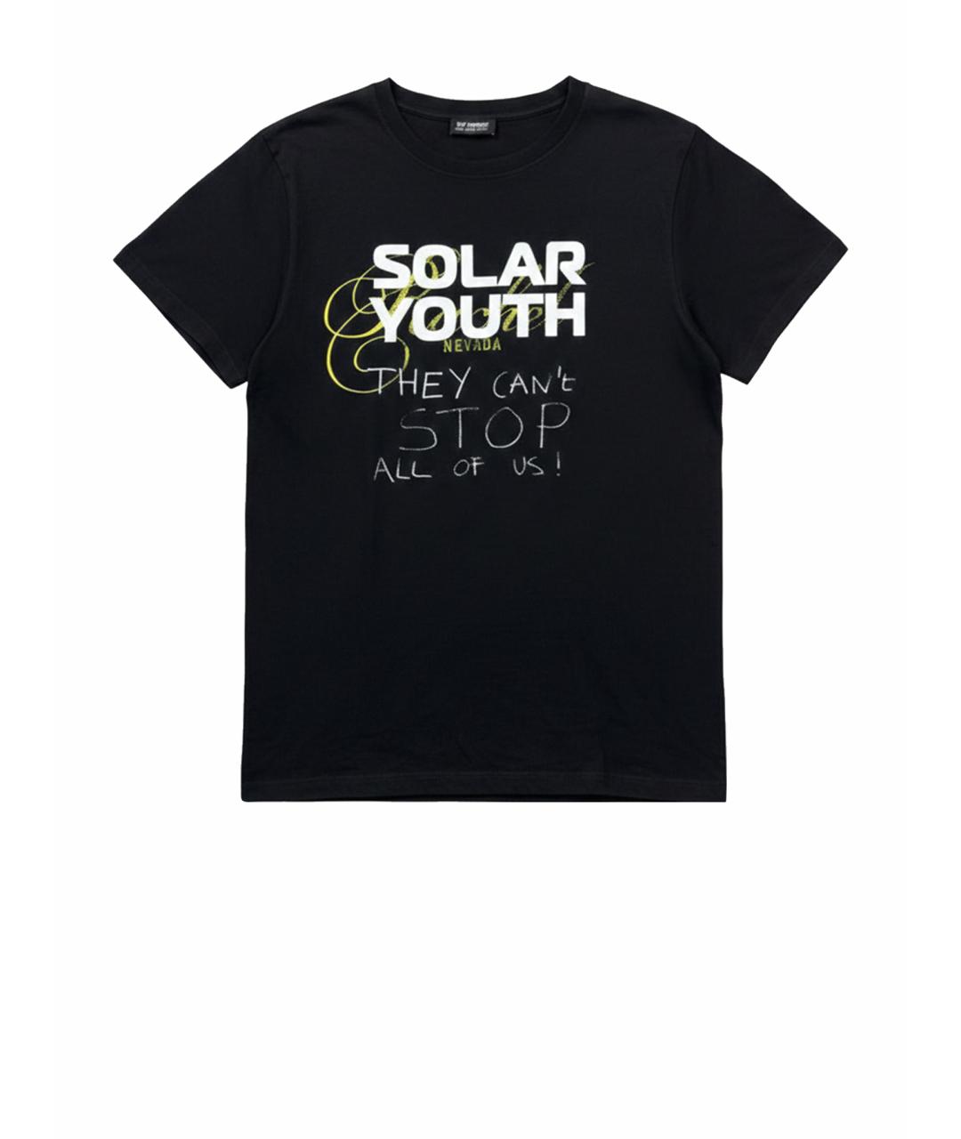 RAF SIMONS Черная хлопковая футболка, фото 9