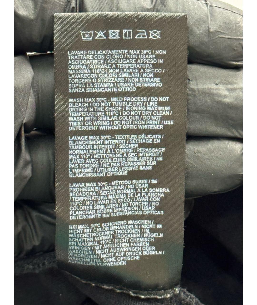 RAF SIMONS Черная хлопковая футболка, фото 8