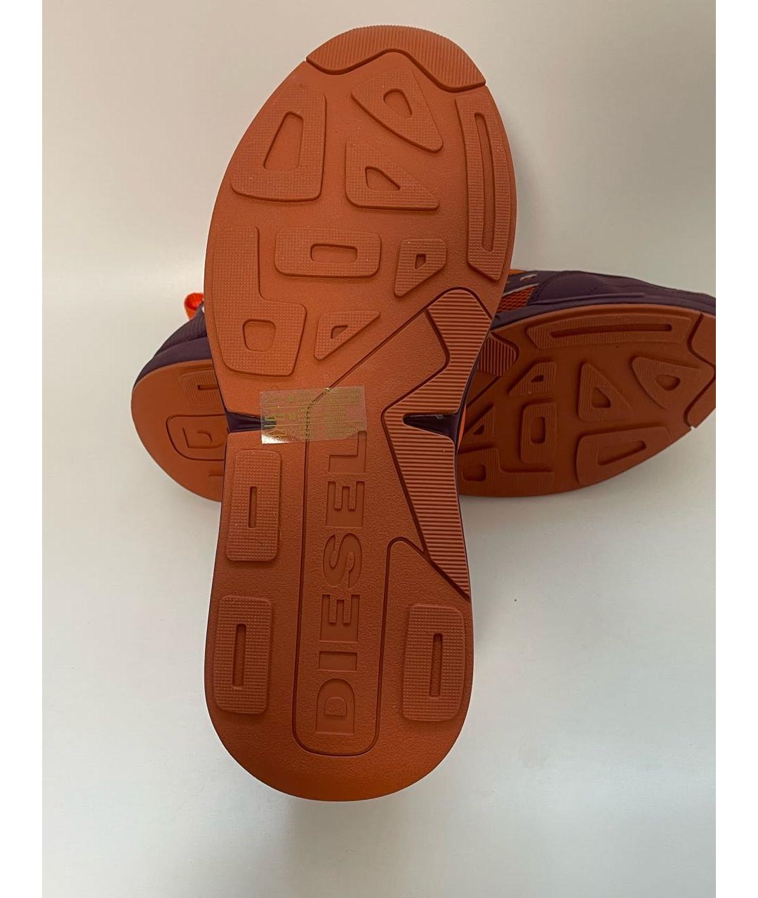 DIESEL Мульти кожаные низкие кроссовки / кеды, фото 7