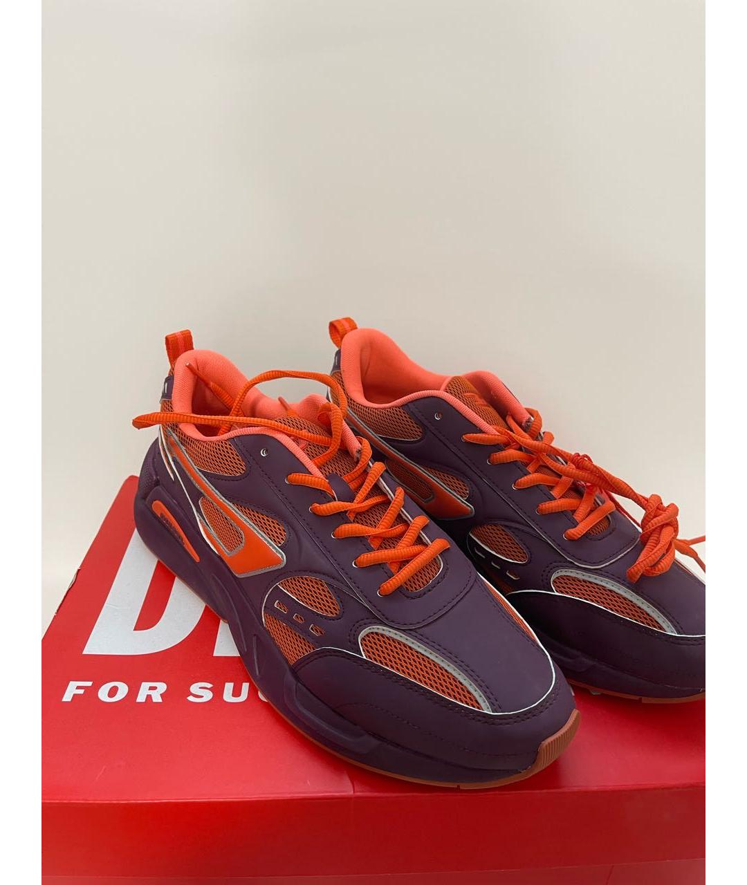 DIESEL Мульти кожаные низкие кроссовки / кеды, фото 6