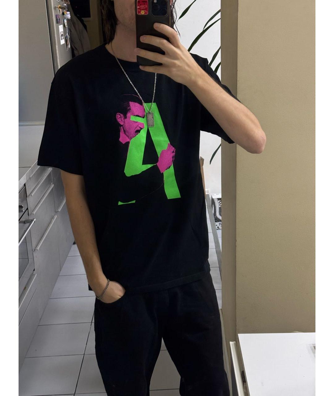 UNDERCOVER Черная хлопковая футболка, фото 4