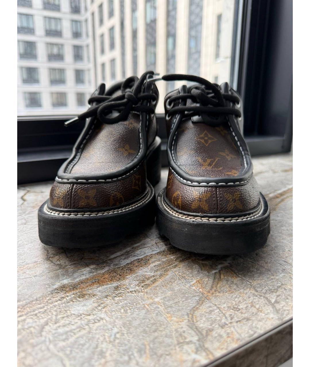 LOUIS VUITTON Коричневые брогги и оксфорды, фото 2