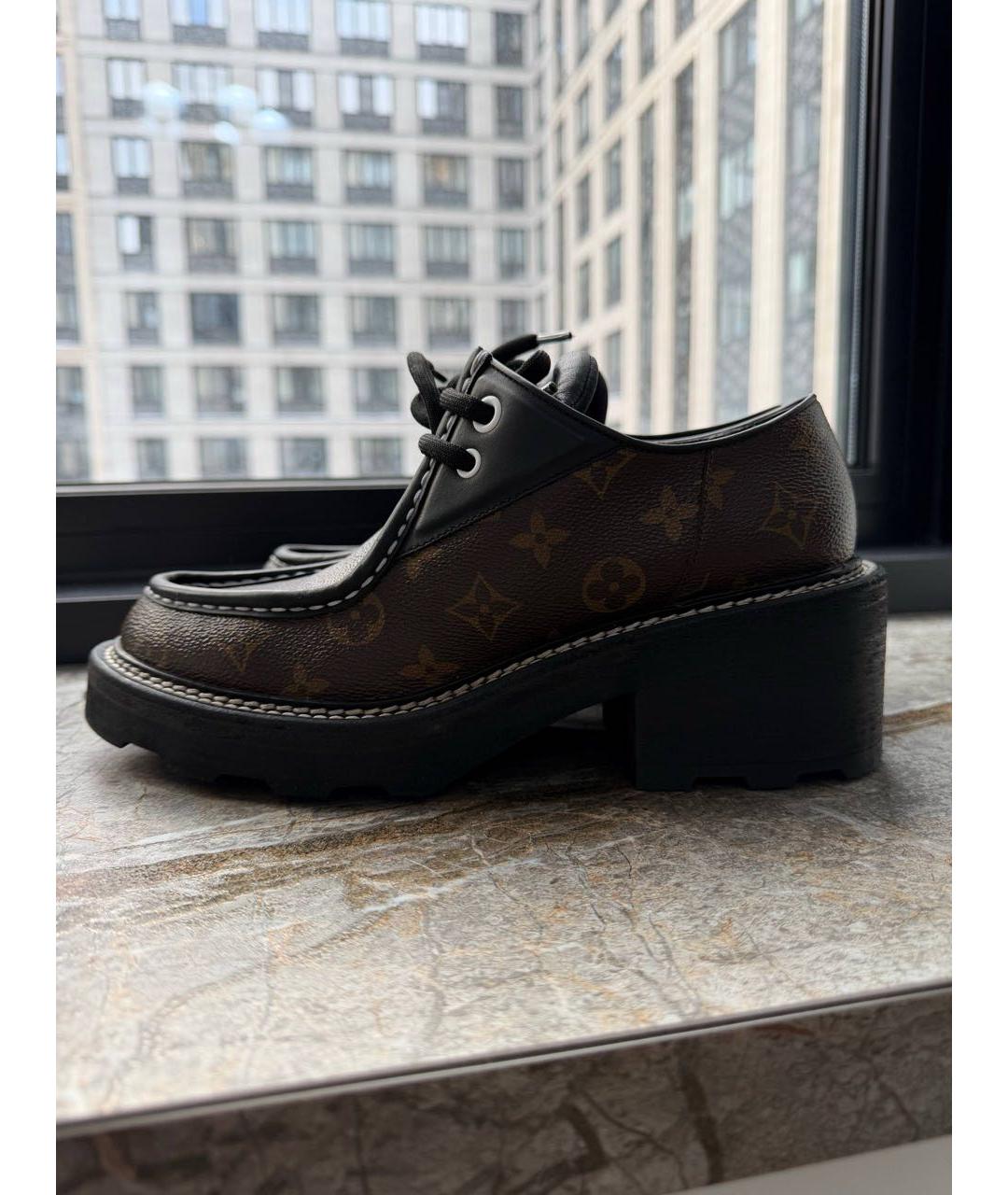 LOUIS VUITTON Коричневые брогги и оксфорды, фото 7