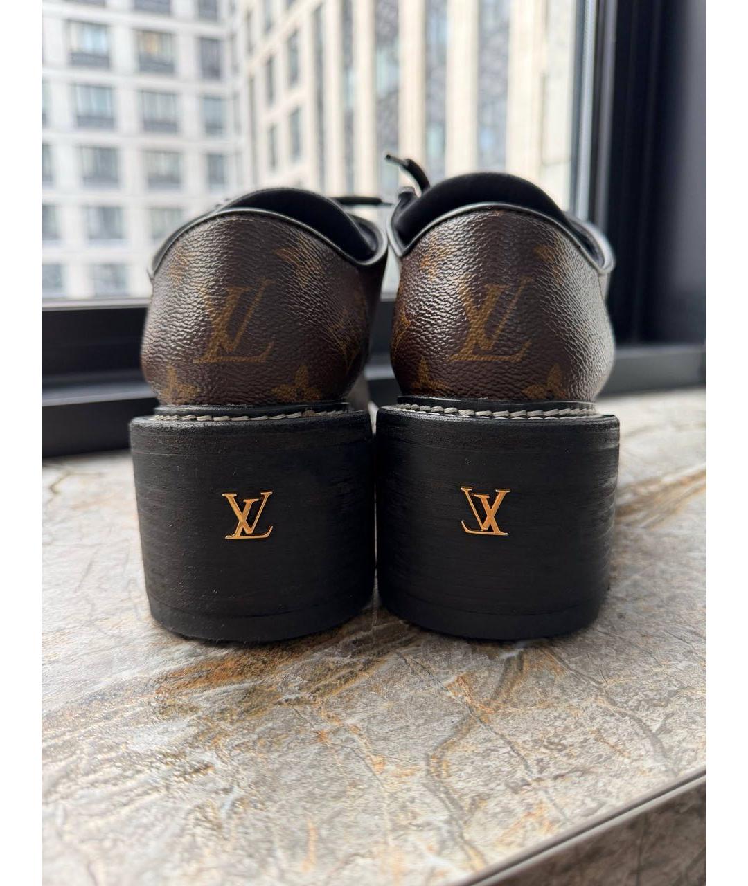 LOUIS VUITTON Коричневые брогги и оксфорды, фото 4