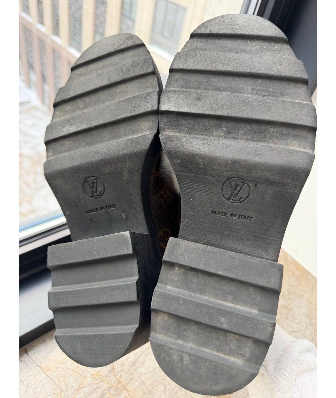 LOUIS VUITTON Коричневые брогги и оксфорды, фото 5