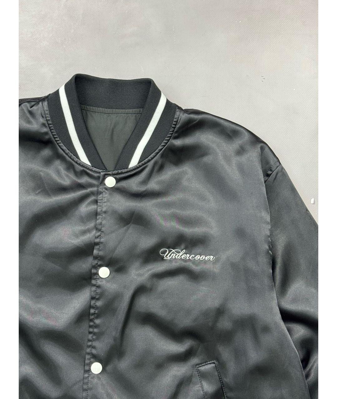 UNDERCOVER Черная атласная куртка, фото 3