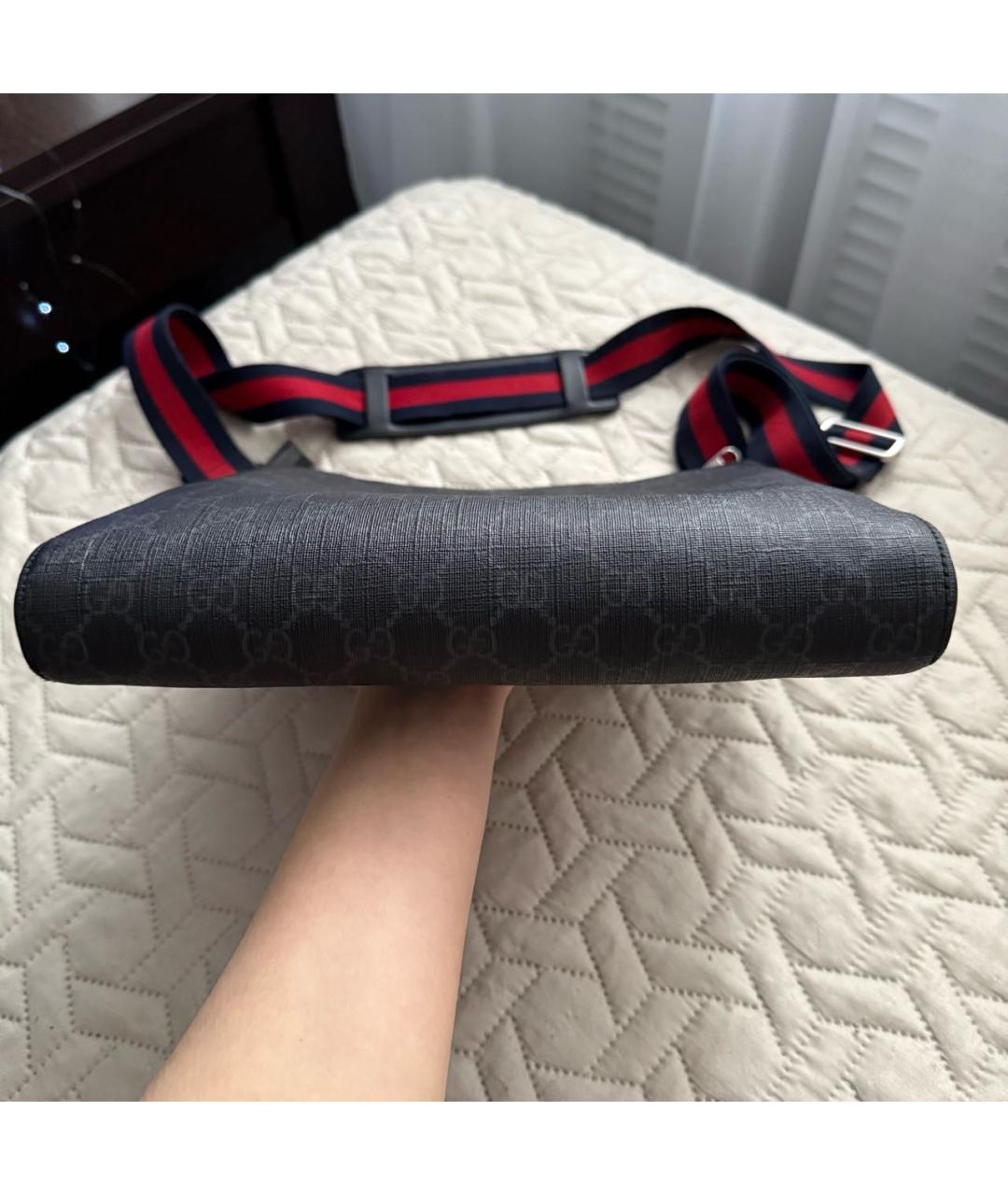 GUCCI Черная сумка на плечо, фото 5