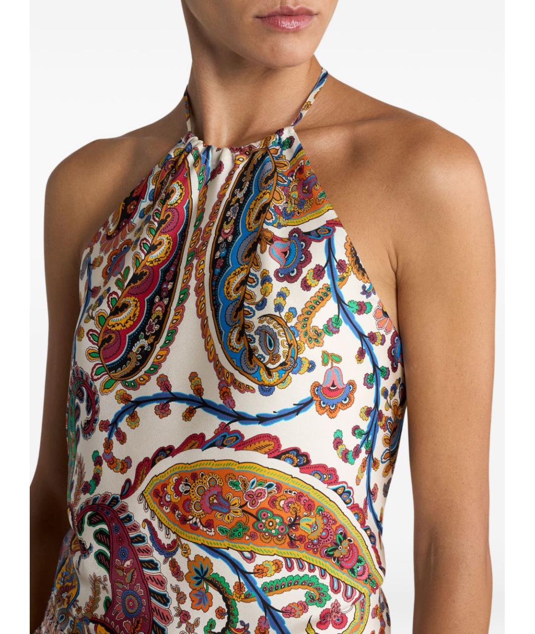ETRO Мульти шелковая майка, фото 2