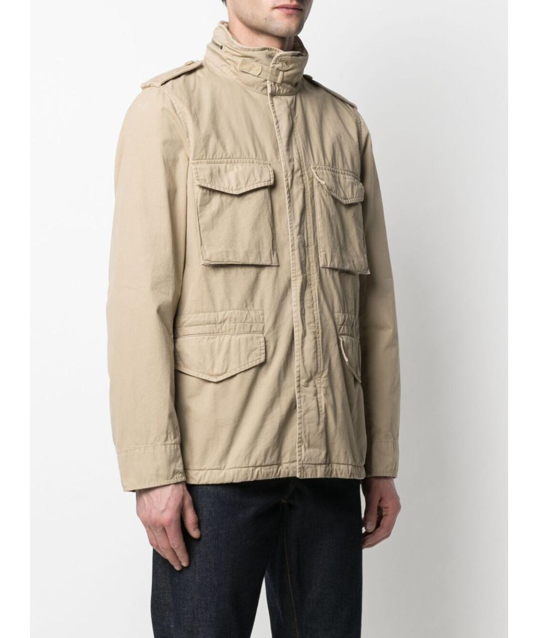 ASPESI Бежевая хлопковая куртка, фото 2
