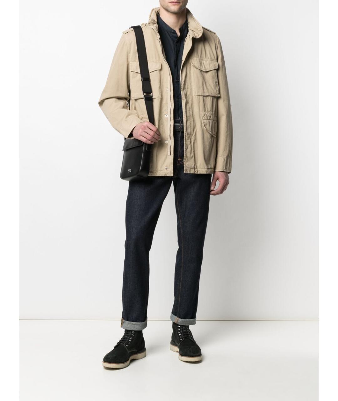 ASPESI Бежевая хлопковая куртка, фото 5