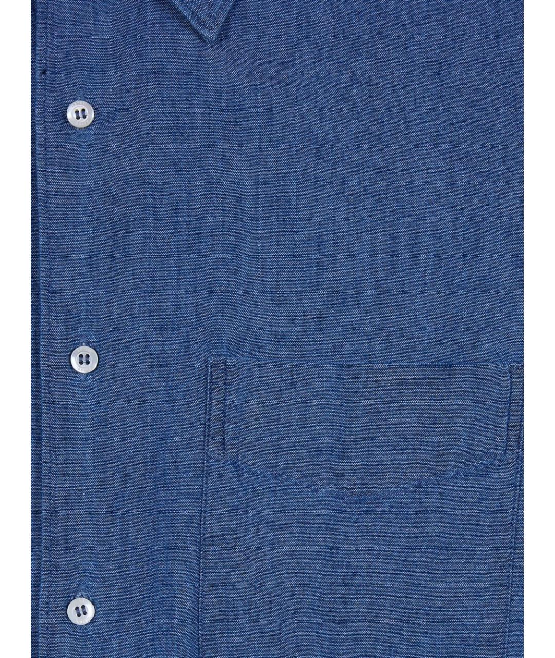 ASPESI Синяя хлопковая кэжуал рубашка, фото 2