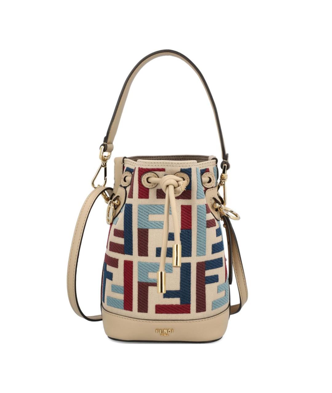 FENDI Мульти жаккардовая сумка тоут, фото 1