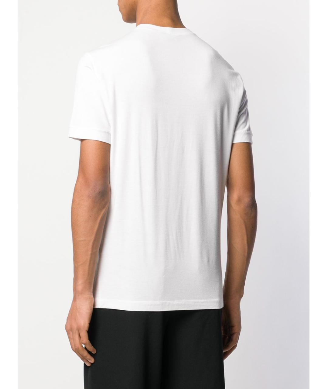 GIORGIO ARMANI Белая вискозная футболка, фото 4