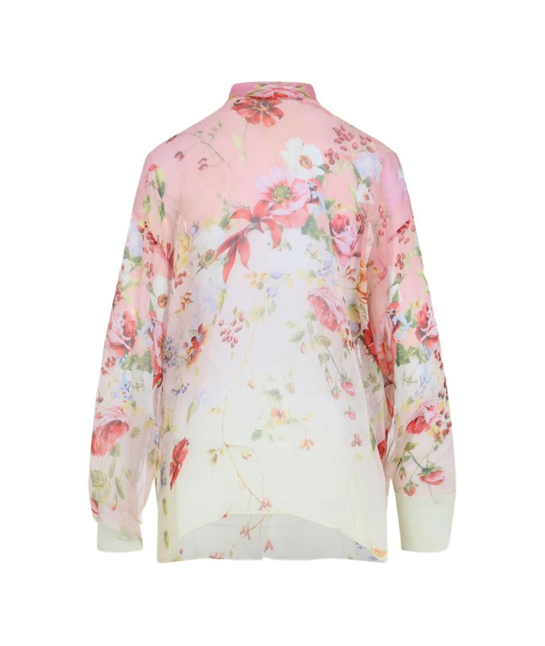 ROBERTO CAVALLI Мульти шелковая блузы, фото 2