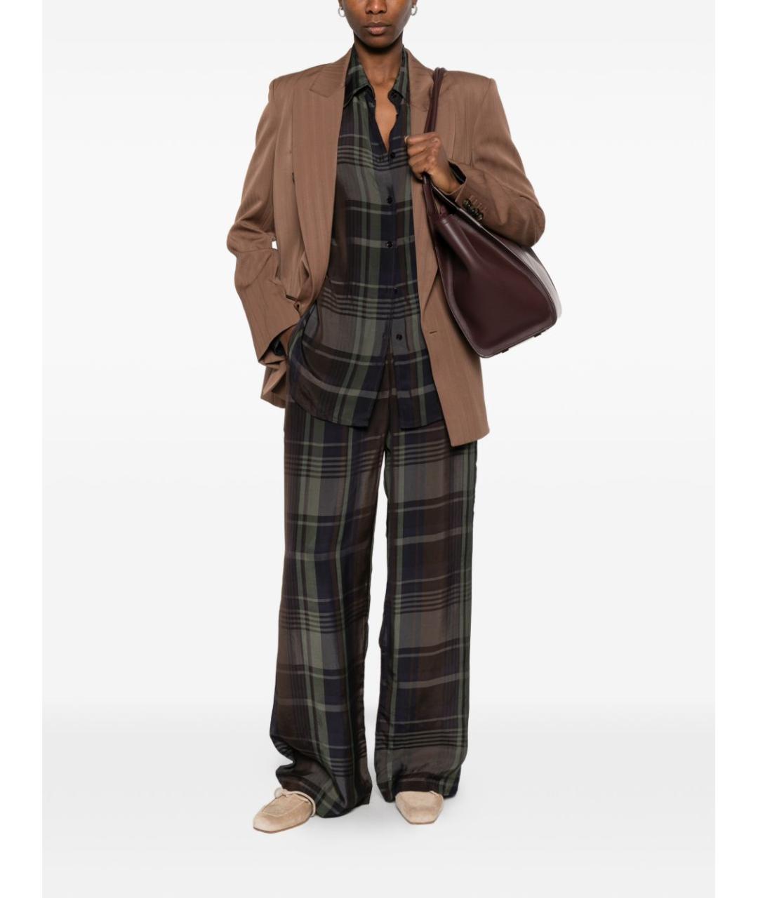 STELLA MCCARTNEY Коричневый вискозный жакет/пиджак, фото 3