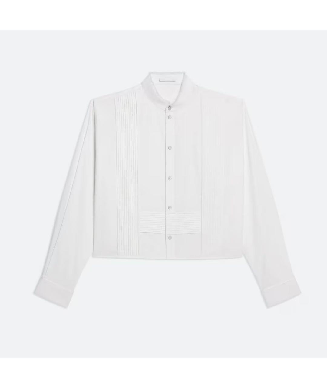 HELMUT LANG Белая хлопковая рубашка, фото 9