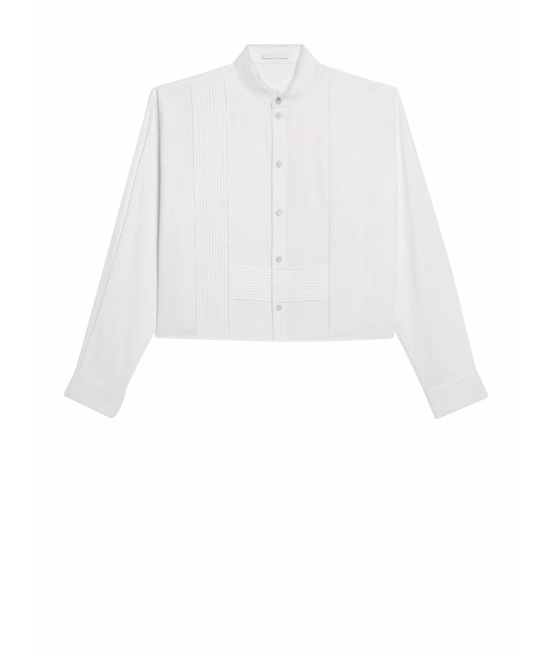 HELMUT LANG Белая хлопковая рубашка, фото 1