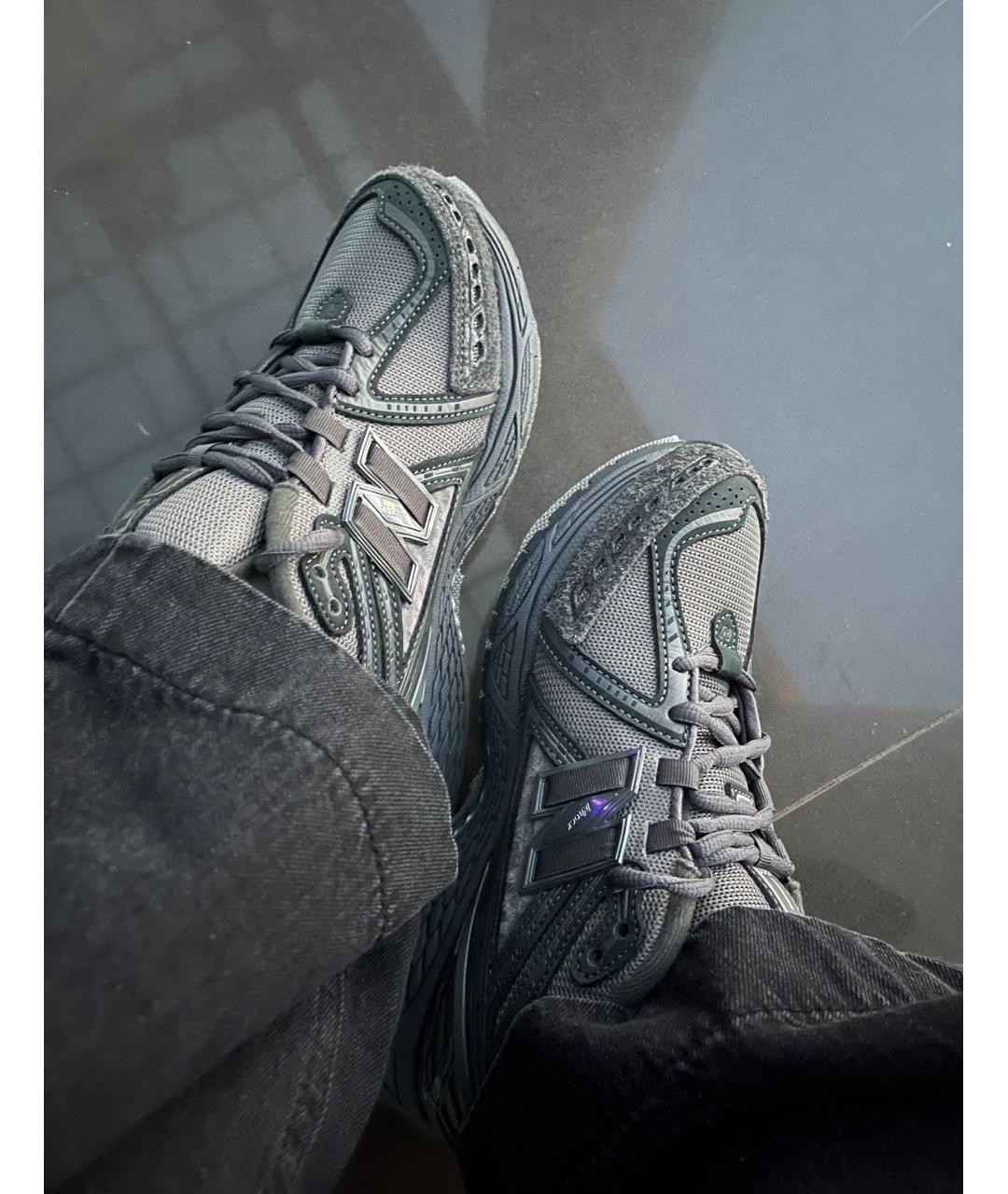 NEW BALANCE Черные текстильные кроссовки, фото 2