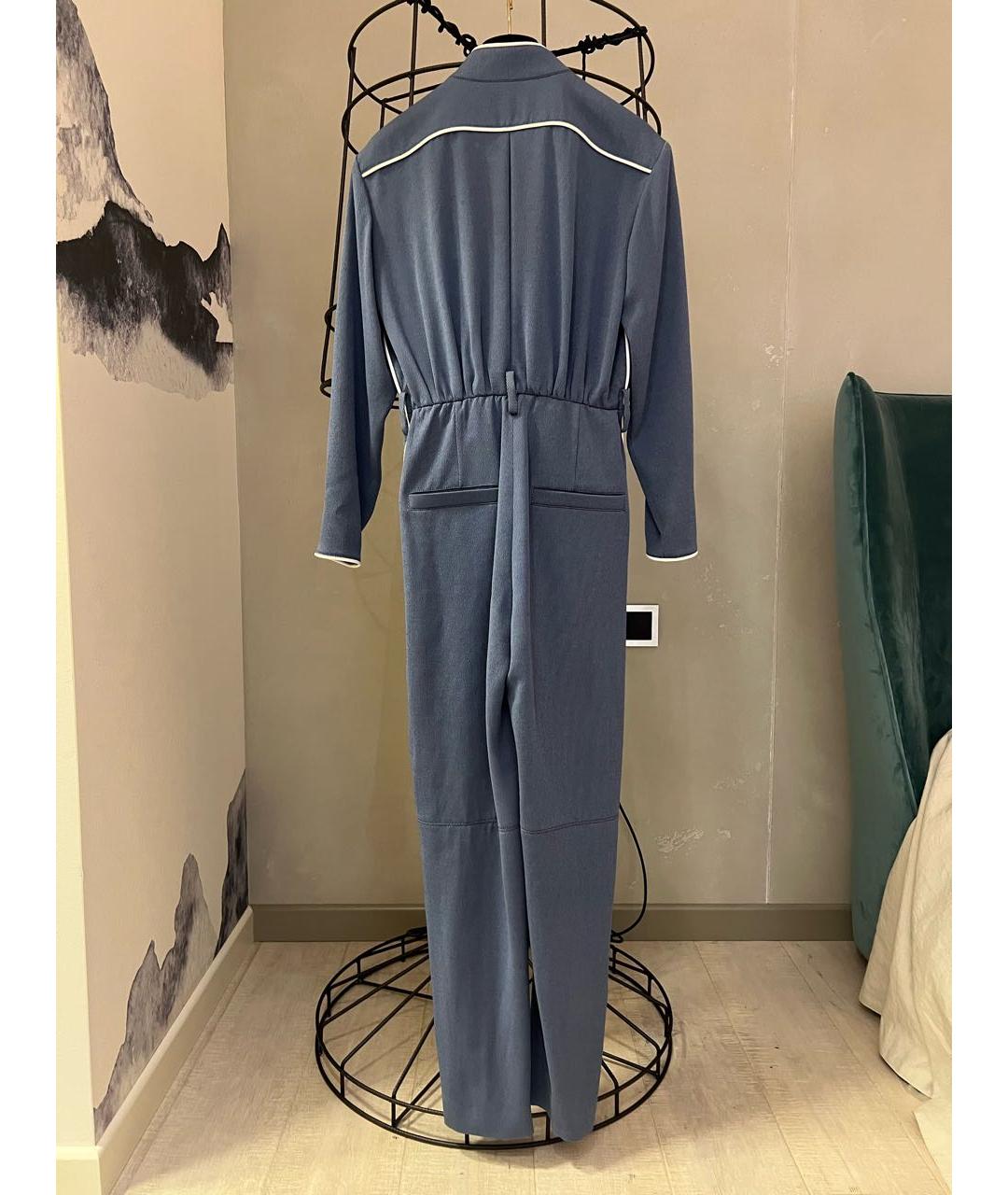 LOUIS VUITTON Голубой полиэстеровый комбинезон, фото 2