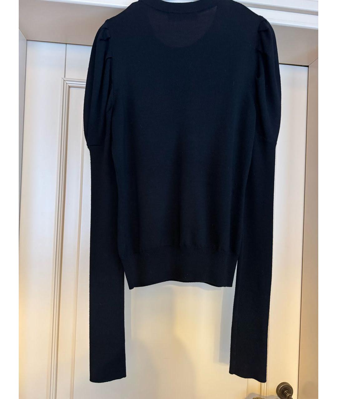 DOLCE&GABBANA Черный шерстяной джемпер / свитер, фото 2