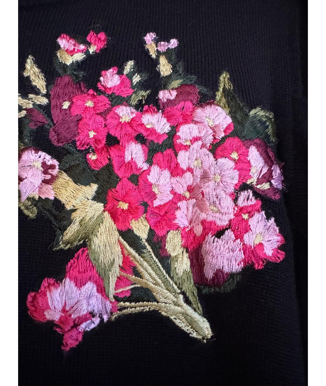 DOLCE&GABBANA Черный шерстяной джемпер / свитер, фото 4