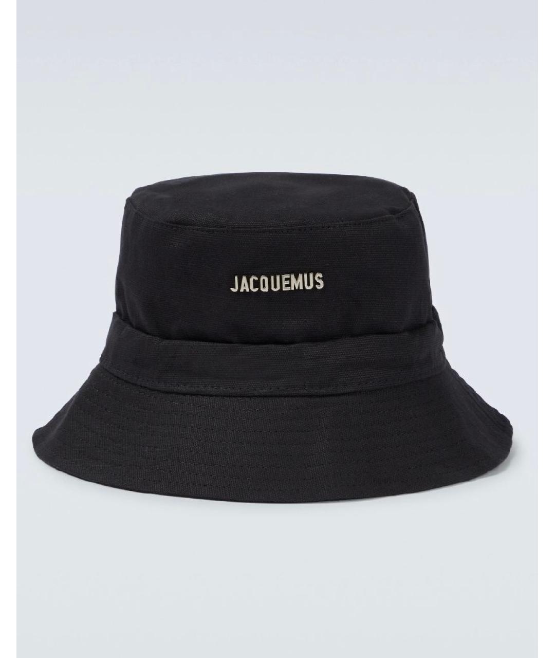 JACQUEMUS Черная хлопковая панама, фото 5