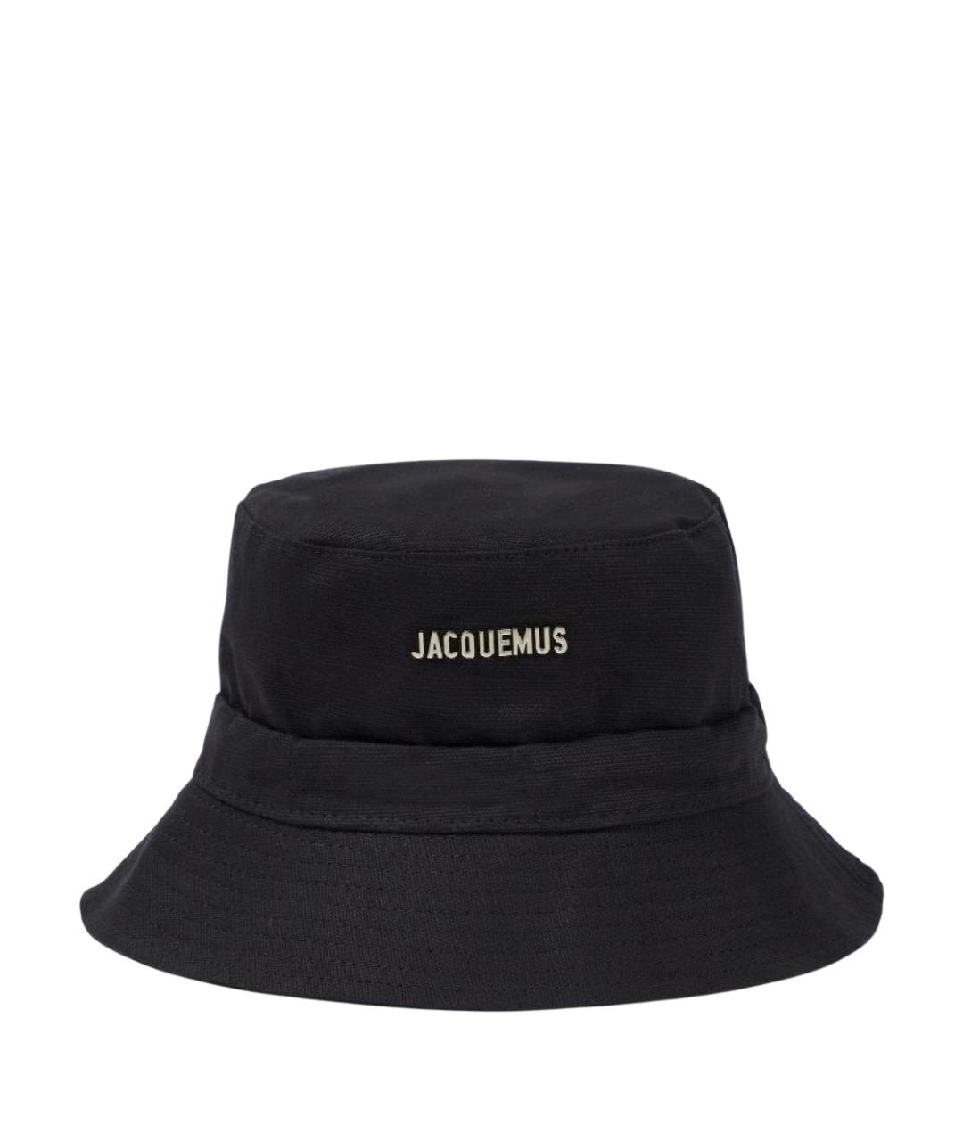 JACQUEMUS Черная хлопковая панама, фото 1