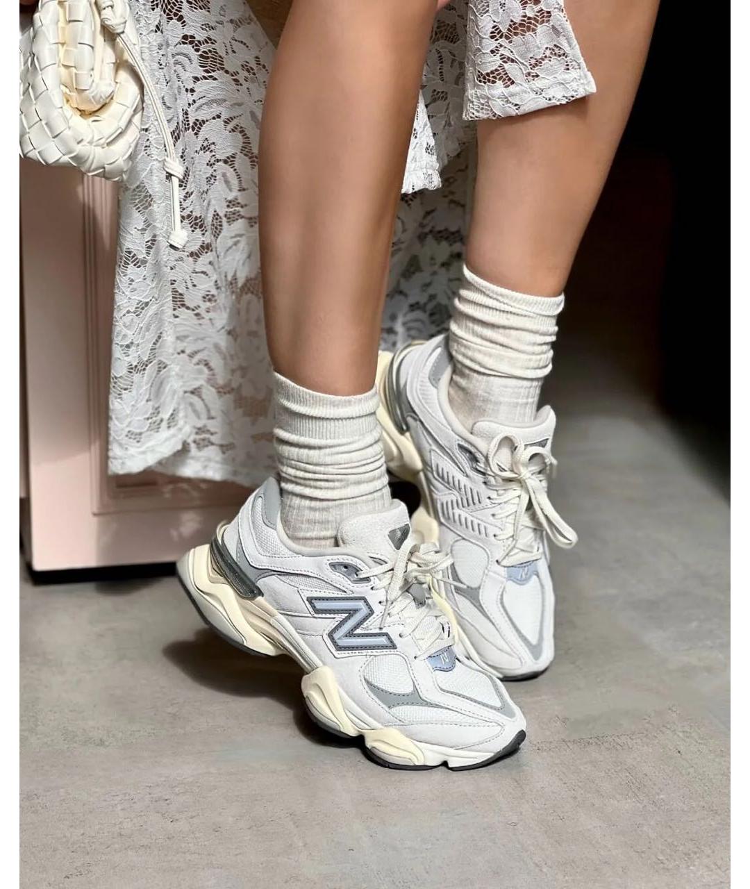 NEW BALANCE Бежевые кроссовки, фото 4