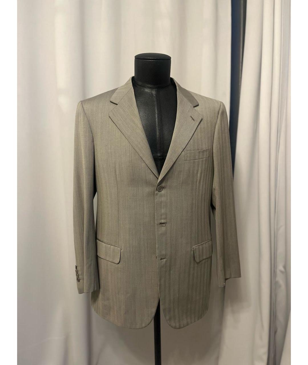 BRIONI Серый классический костюм, фото 9