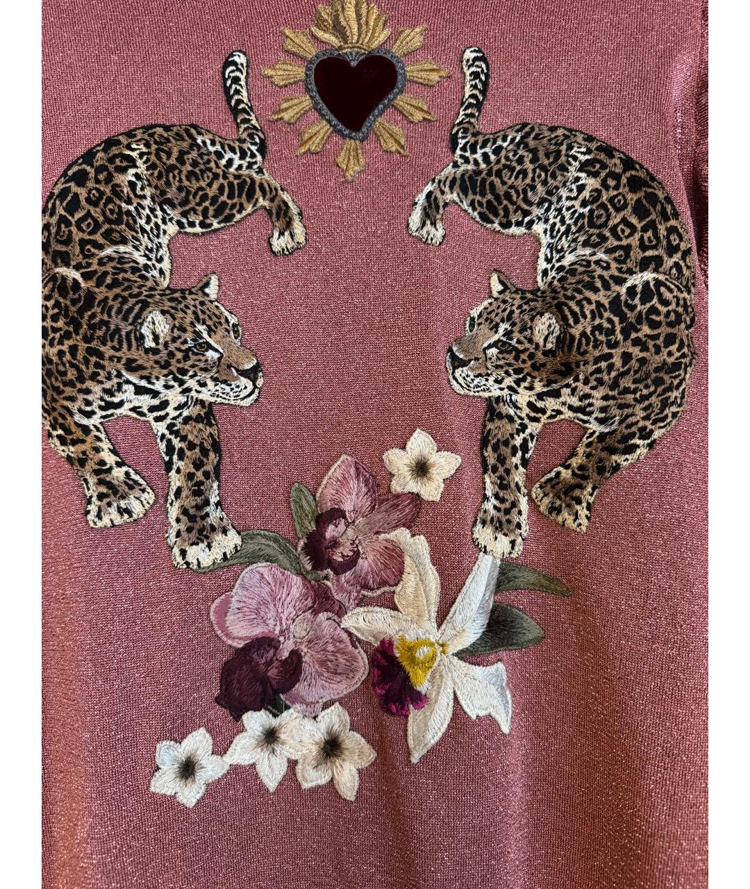 DOLCE&GABBANA Розовый джемпер / свитер, фото 3