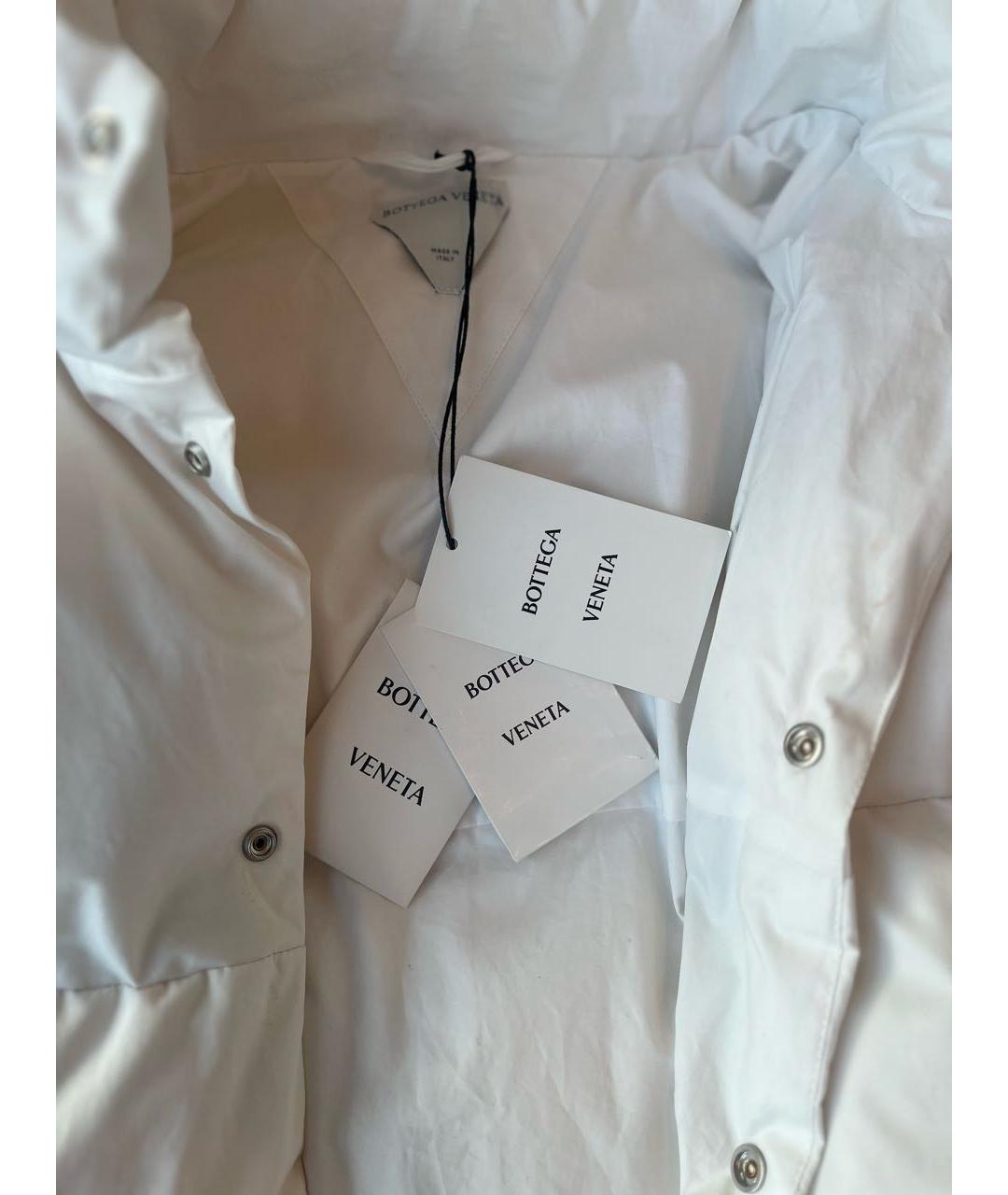 BOTTEGA VENETA Белый пуховик, фото 4