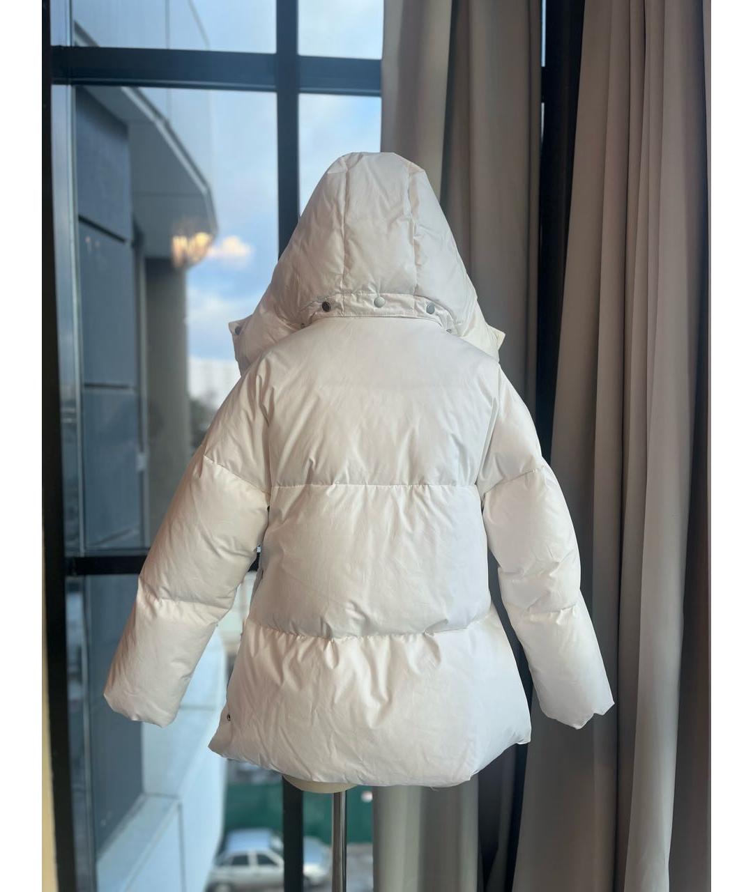 BOTTEGA VENETA Белый пуховик, фото 3