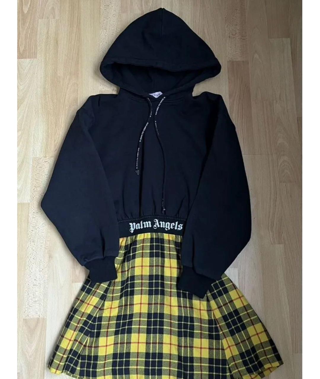 PALM ANGELS Черное повседневное платье, фото 2