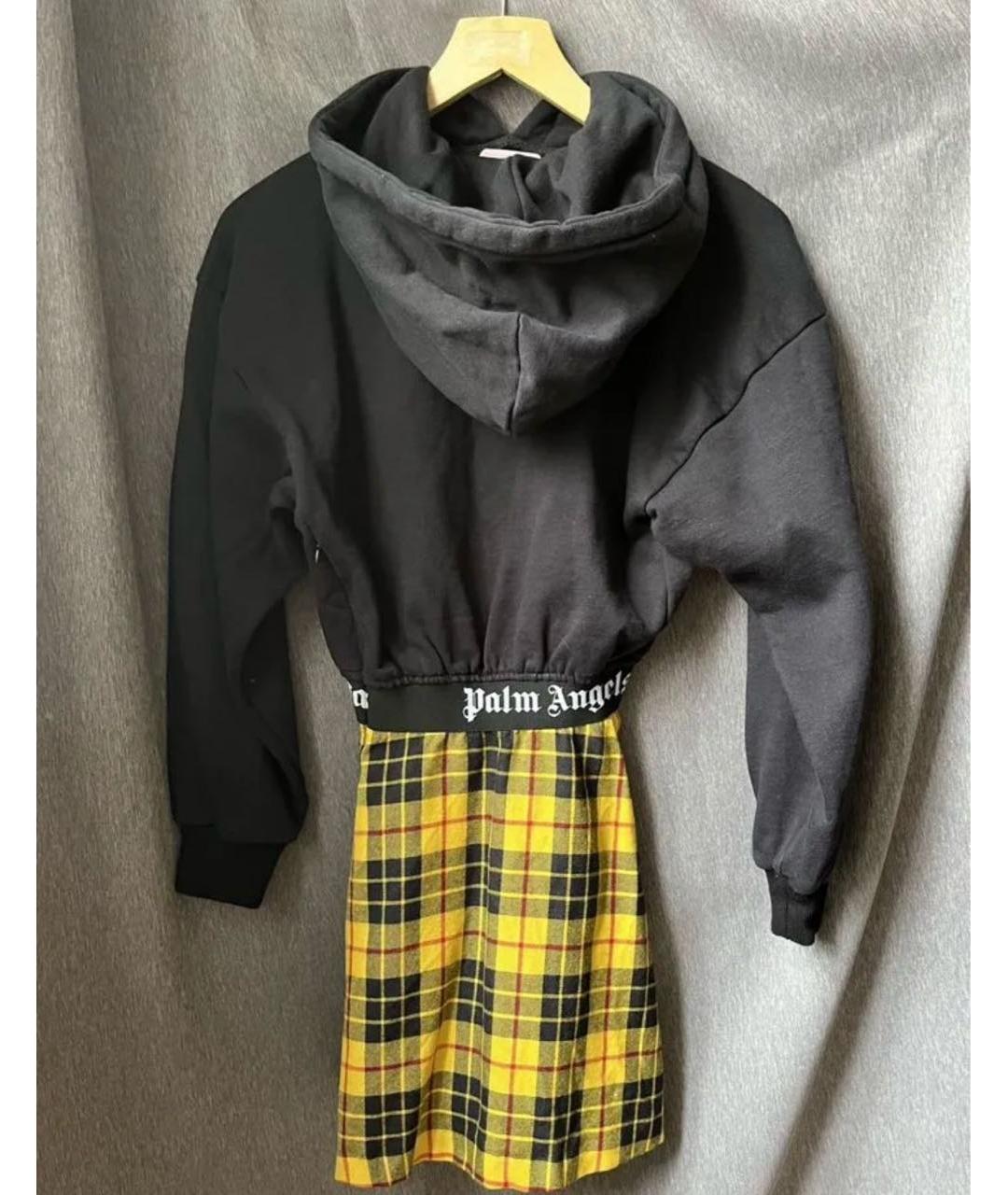 PALM ANGELS Черное повседневное платье, фото 3