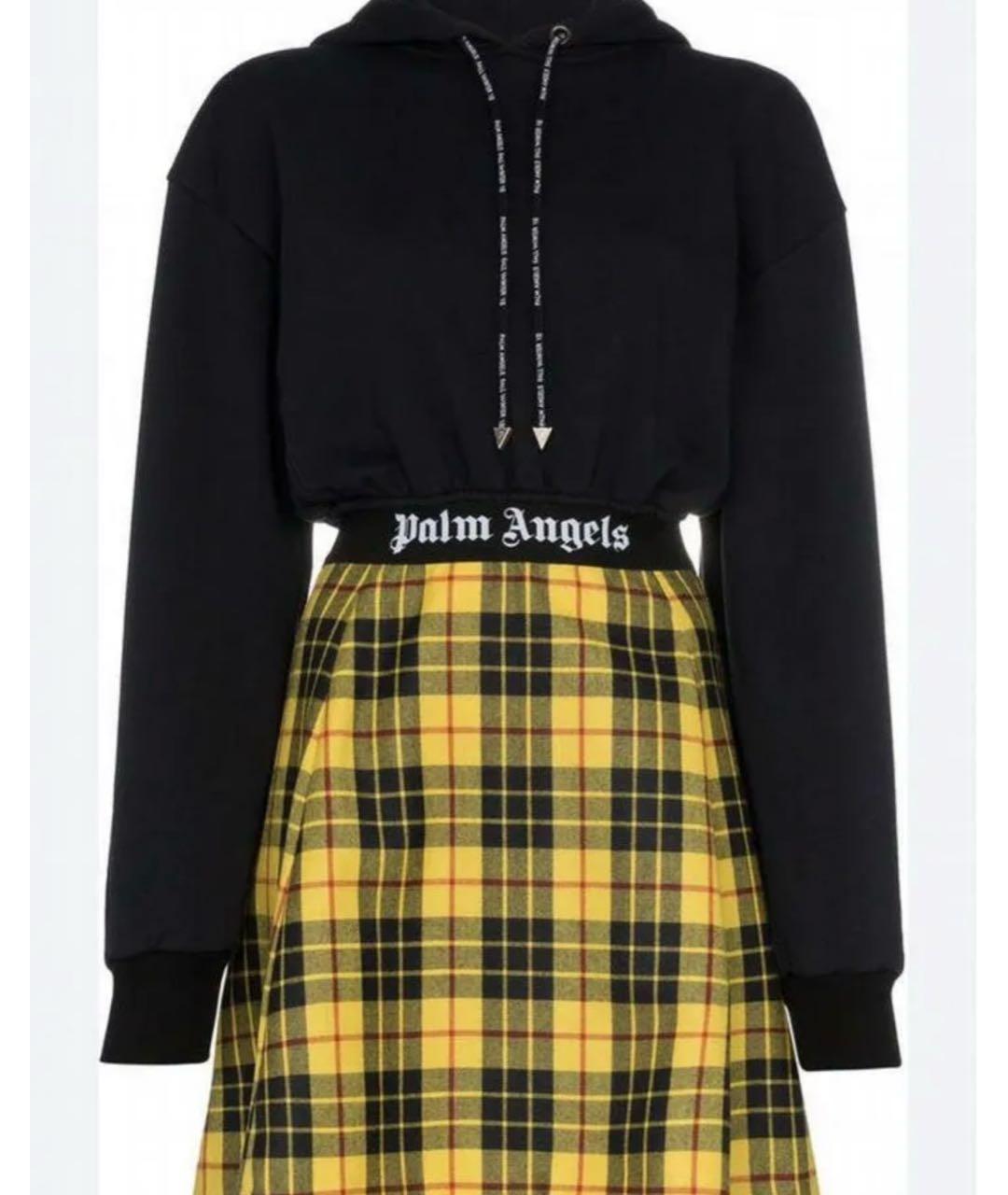 PALM ANGELS Черное повседневное платье, фото 9